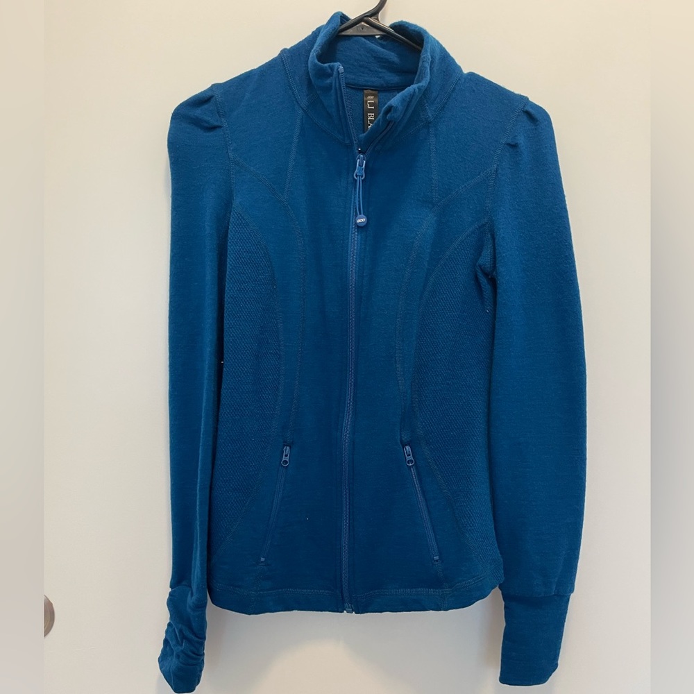 Lorna Jane Black Label Wool Blue Sweater